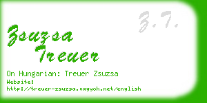 zsuzsa treuer business card